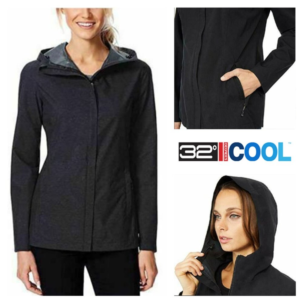 32 Degrees Cool Women's Waterproof Rain Jacket